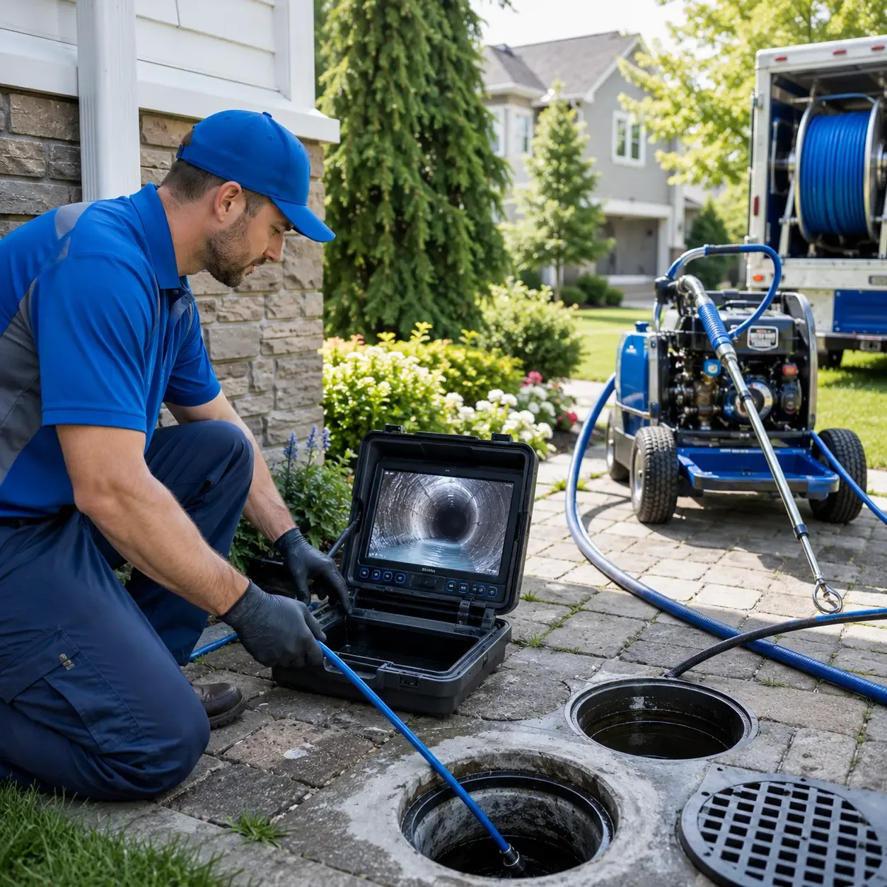 Outdoor drain cleaning professionals serving Vass, NC